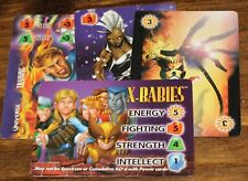 Overpower Card Game Marvel X-Babies Character plus 3 cards picture