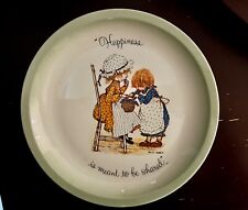 1972 Holly Hobbie 10” Collector’s Plate - Happiness is meant to be shared picture