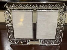 Waterford Crystal Heirloom Heart Double Wedding Photo Frame picture