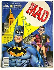MAD Magazine 337 1995 Batman Forever Robin OJ Simpson Jim Carrey Larry Sanders picture