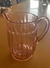 Pink Depression Glass Pitcher picture