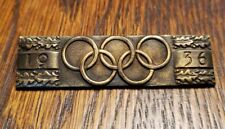 VNTG 1936 Olympics BERLIN GERMANY Pin Pinback Badge Rare German Olympic  picture