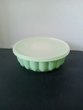 Tupperware Jello Mold Ice Ring Mint Green 1202 1201 1203 Vintage 3 Piece picture