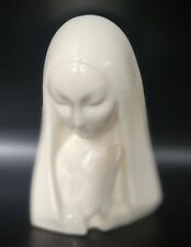 Vintage MCM Ceramic Praying Mary Head Bust picture