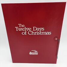 Seagull Pewter The Twelve Days Of Christmas Ornaments With Storage Box 1992 picture