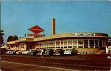 Postcard The Diamonds Restaurant Motel Gas Station Villa Ridge MO Missouri I-181 picture