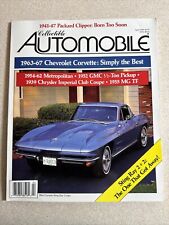 Collectible Automobile Magazine April 1990 Metropolitan Chrysler Imperial MG TF picture