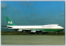 Airplane Postcard PIA Pakistan International Airlines Boeing 747 BO3 picture