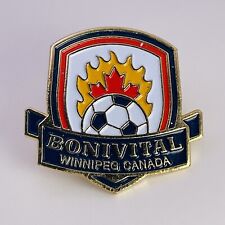 Bonivital Winnipeg Canada Soccer Club Team Enamel Pin - Lapel, Hat - Scorching picture