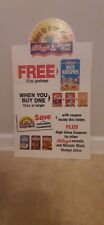 Vintage 1993 Kellogg's Cereal Store Counter Advertising Standup Cardboard Sign picture