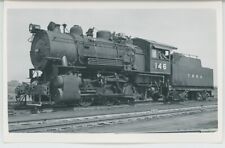 RPPC Railroad Photo Postcard - Terminal TRRA #146 0-6-0 St. Louis Vintage Train picture