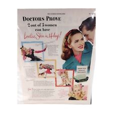 1945 Palmolive Soap Ad Doctors Prove Lovelier Skin - Vintage Advertisement SEP picture