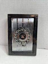 Vintage Flip Up Telephone Index Book With Rotary Dial Never Written In picture