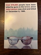 Yoko Ono ~ John Lennon Promo Postcard ~ Bloody Glasses ~ Mint condition ~ c2000 picture