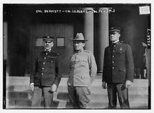 Colonel Barnett - Colonel LeJeune - Colonel Powers,three men in uniforms,c1913 picture