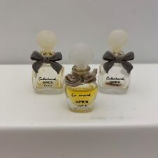 Lot of 3 Vintage CABOCHARD GRES Paris Parfum Mini Miniature Perfume Bottles picture