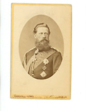 Vintage CDV Card Kaiser Frederick III, German Emperor  Lindner Photo picture
