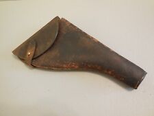 Pre-WWI Martins British Leather Flap Holster for Webley 1913 picture