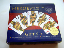 New ARTHUR SZYK - 2 playing card decks “HEROES OF ANCIENT ISRAEL” GIFT SET 2011 picture