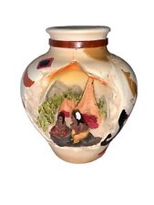 Native American Indian Southwestern Reflection Pottery Vase Water Pot Western  picture