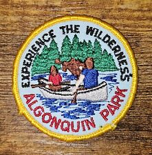 Algonquin Park Canada Experience the Wilderness Vintage Hiking Camping Patch picture