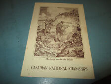 1934 Canadian National Steamships Dinner Menu-S.S. Prince Rupert picture