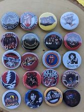 80's Post Punk Retro New Wave Music Rock Band Pinback Buttons 1