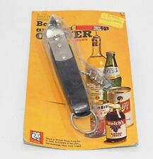 Vintage Kitchen King Bottle Can Opener Corkscrew Triple Chrome 1972 NOS 1143 picture
