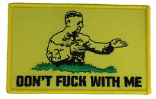 DON'T F WITH ME MATTIS CHAOS TREAD GADSDEN FLAG KNIFE HAND USMC DEFENSE PATCH picture