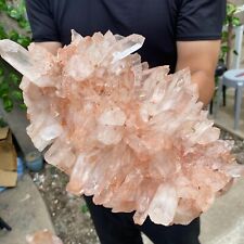11.8lb Large Natural White Clear Quartz Crystal Cluster Raw Healing Specimen picture