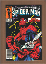 Peter Parker, Spectacular Spider-man #106 Newsstand Marvel Comics 1985 VF+ 8.5 picture