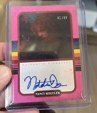 🔥 #41/86 Stranger Things 2023 Nancy Wheeler Auto Pink Zerocool 4 Natalia Dyer picture
