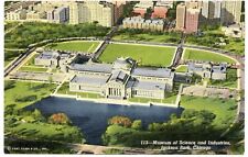 Chicago Illinois IL, Museum of Science and Industries Jackson Park 1941 Postcard picture