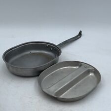 Original WW2 U.S. Army Two Piece Mess Kit, 1944 M.A Co. WWII World War 2 Used picture