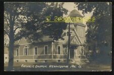 Rppc Catholic Church Kennebunk Me Maine Old York County Real Photo picture