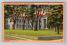 Barnstable, MA-Massachusetts, County Court House Antique, Vintage Postcard picture