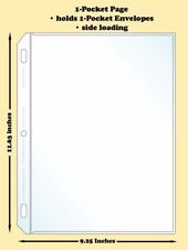 Best Hobby Pages 1-Pocket Traditional Polypropylene Archival Page Pack of 25 picture