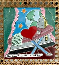 Vintage IRENE Tile 1993 The Heart Never Wrinkles Inspiration & Change EEUC 6