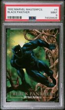 1992 Marvel Masterpieces #4 Black Panther PSA 9 MINT picture