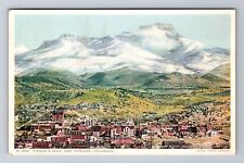 Trinidad CO-Colorado, Fisher's Peak, Town View, Vintage c1929 Souvenir Postcard picture