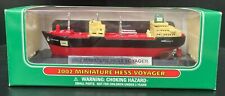 2002 Miniature Hess Voyager Ship Collectible on Display Stand picture