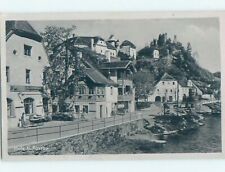 old rppc HOUSES ALONG SHORELINE Passau - Lower Bavaria Germany 60k cards HM1801 picture