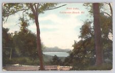 Postcard Maryland Tolchester Beach Boat Lake View Vintage Antique 1910 picture