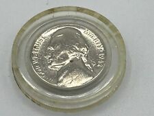 1942-P Silver Jefferson Nickel Ungraded US United States 5 Cent Coin Vintage picture