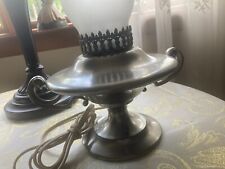 MCM Rare Vintage  Pewter  Lamp 