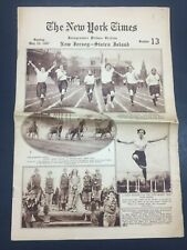 New York Times 1927 May 22 Picture Section Girls Sports New Jersey Staten Island picture