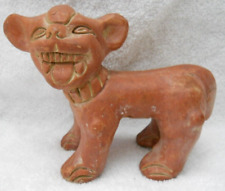 Mesoamerica Colima Dog Jaguar Tiger Primitive Figurine Terra Cotta Mexico picture