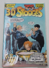 3-D The Three Stooges  1986 #3 Eclipse Comics Book Includes 3D Glasses picture