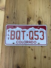 Vintage Colorado Classic Design US Car License Plate FLT BQT-Q53 picture