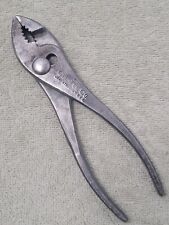 Vintage Early 1900's CeeTee H26 Slip-Joint Pliers  w/ Checkerdot Grips picture